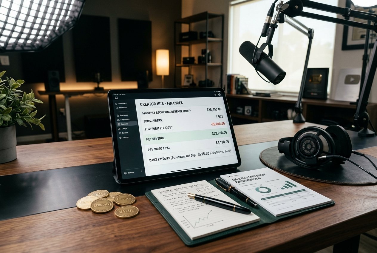 How OnlyFans Makes Money: 20% Platform Fee, Subscriptions, and Pay-Per-View Video Tips Studio Photography